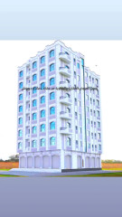 عرض عقاري استثمارية للبيع في مدينة إب شارع الثلاثين عماره3ادوار استثمارية