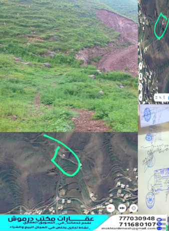 أرض سكنية للبيع في مدينة إب منطقه المحصن عبر عقارات مكتب درموش نستقبل طلباتكم العقارية عروضنا كثيرة لا تنتهي