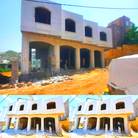 عماره دورين استثمارية سكنية بامتياز للبيع في مدينة إب السبل