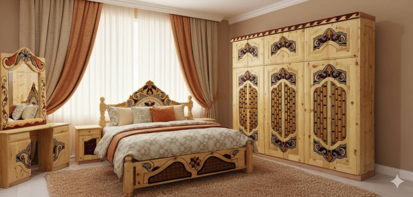 بيع غرف نوم خشب سويدي بسعر 210 الف ريال