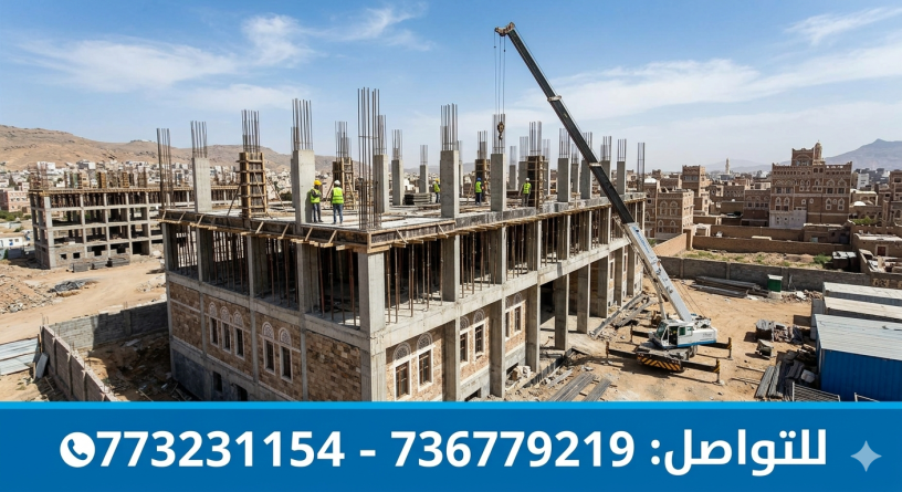 مقاولات بناء وتشطيبات في صنعاء وجميع المحافظات 📞773231154 - 736779219