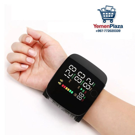 جهاز قياس ضغط الدم الإلكتروني للناطقين بالإنجليزي (Wrist Blood Pressure Monitor) #متجر_يمن_بلازا
